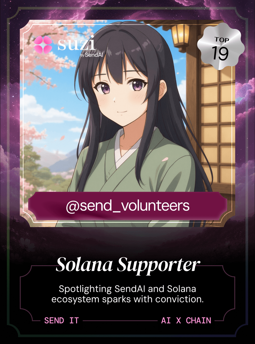 Suzi Early #19 — @send_volunteers